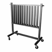 Tag Fitness 43 pair Vinyl Beautybell Set with Locking Storage Rack - Free Weights - TAG Fitness