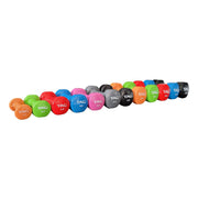 Tag Fitness 43 pair Vinyl Beautybell Set with Locking Storage Rack - Free Weights - TAG Fitness