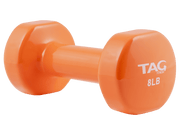 Tag Fitness 43 pair Vinyl Beautybell Set with Locking Storage Rack - Free Weights - TAG Fitness