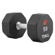 TAG Fitness 8-Sided Urethane Dumbbell Sets & Rack/s-Free Weights-TAG Fitness