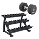 TAG Fitness 8-Sided Urethane Dumbbell Sets & Rack/s-Free Weights-TAG Fitness