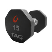 TAG Fitness 8-Sided Urethane Dumbbell Sets & Rack/s-Free Weights-TAG Fitness
