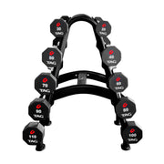 TAG Fitness Fixed Urethane Barbell Set & Rack - Free Weights - TAG Fitness