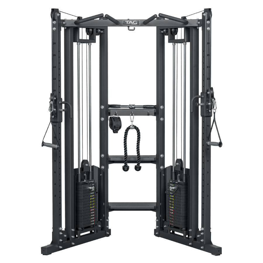 TAG Fitness (FT60) Functional Trainer (2x160 lb weight stacks) - Strength Machines - TAG Fitness