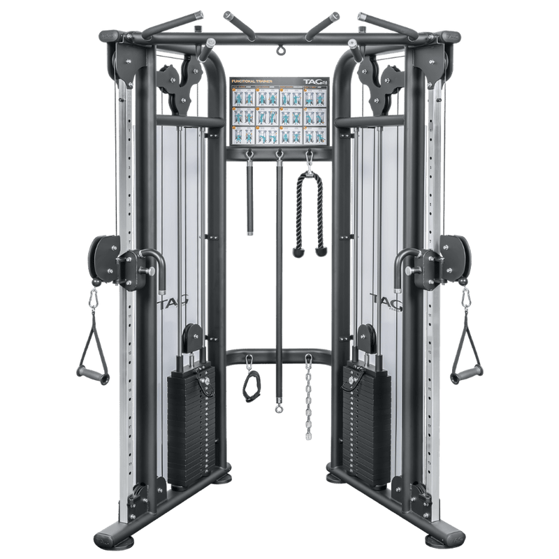 TAG Fitness (FUNC - TR - B) Functional Trainer (2 x 210 lb weight stacks) - Strength Machines - TAG Fitness