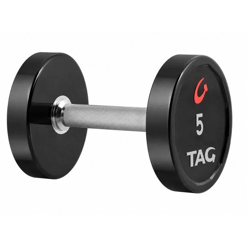 TAG Fitness Round Urethane Dumbbells-Free Weights-TAG Fitness