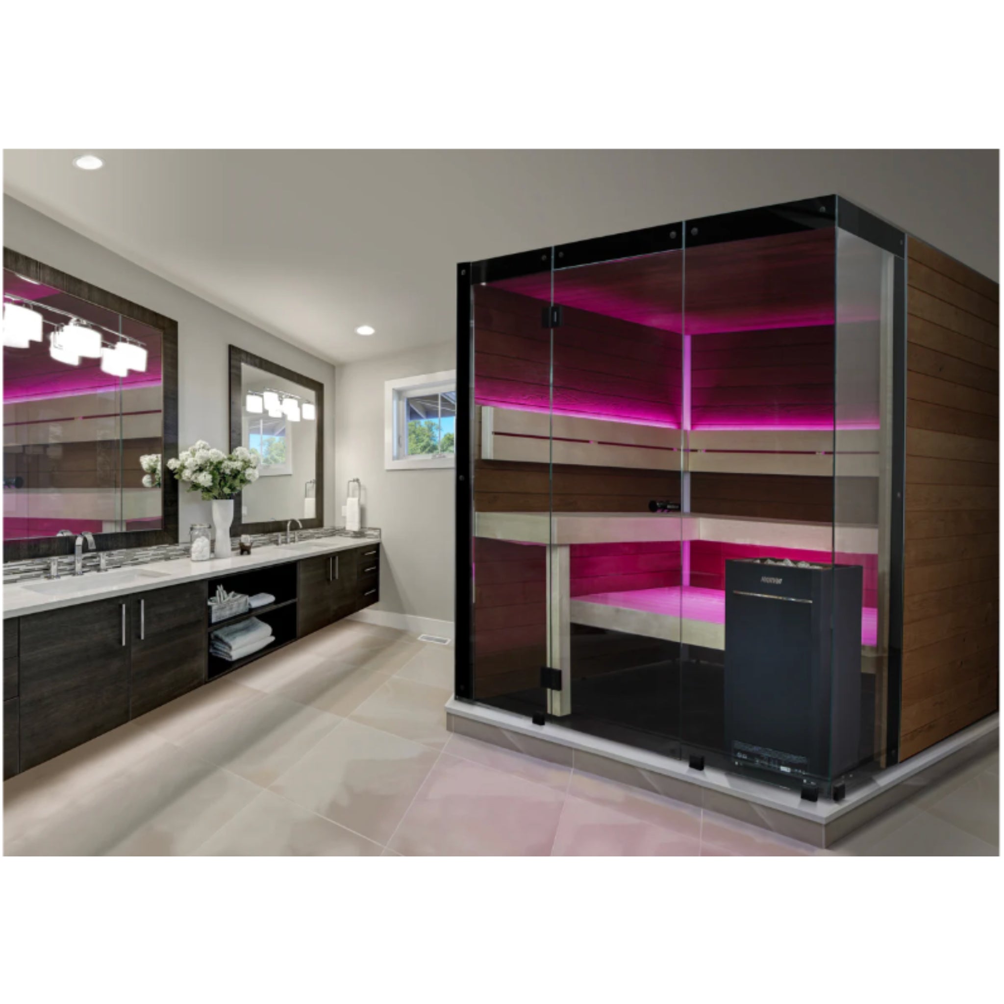 ThermaSol Block - Rustic Adler, Indoor Sauna - Saunas - ThermaSol