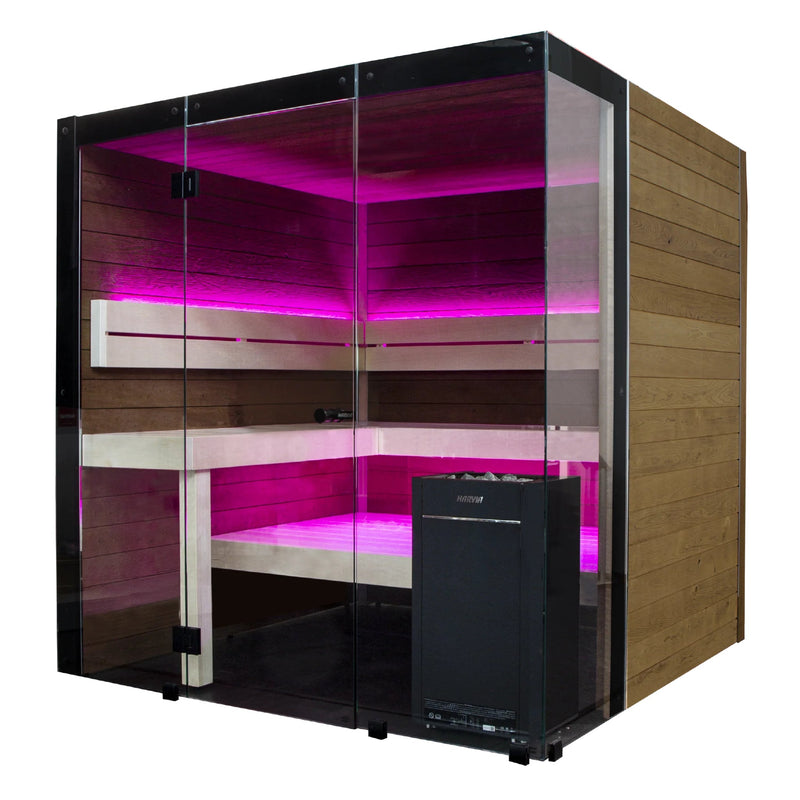 ThermaSol Block - Rustic Adler, Indoor Sauna - Saunas - ThermaSol