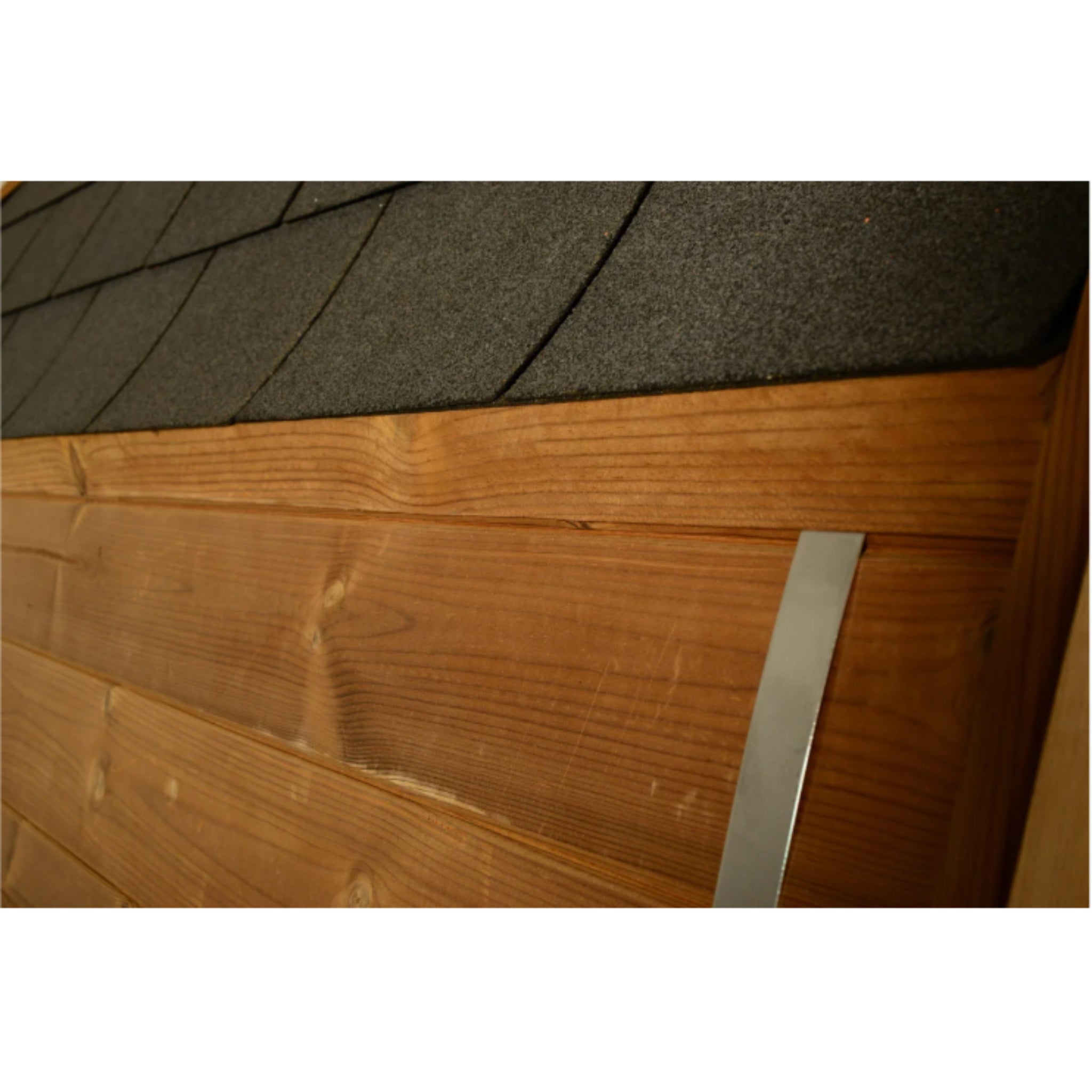 ThermaSol Evander - Nordic Pine, 4 - 6 Person, Half - Moon Window, Outdoor Canopy Barrel Sauna - Saunas - ThermaSol