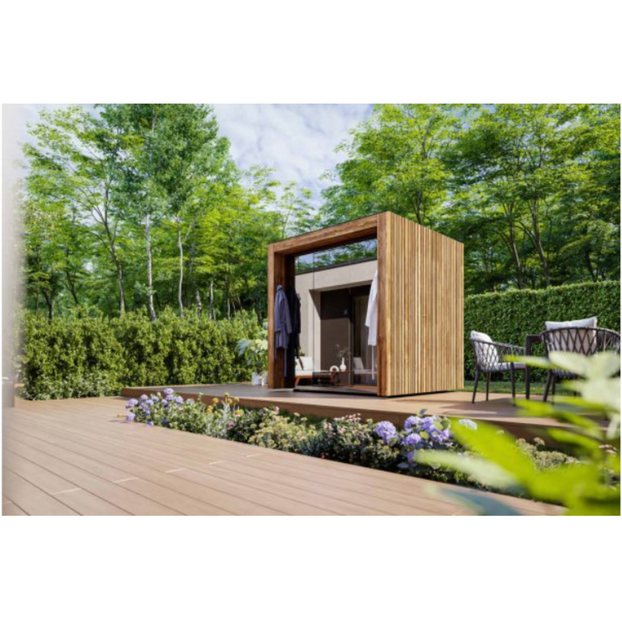 ThermaSol Fortis - Aspen, 3 - 4 Person, Outdoor Sauna - Saunas - ThermaSol