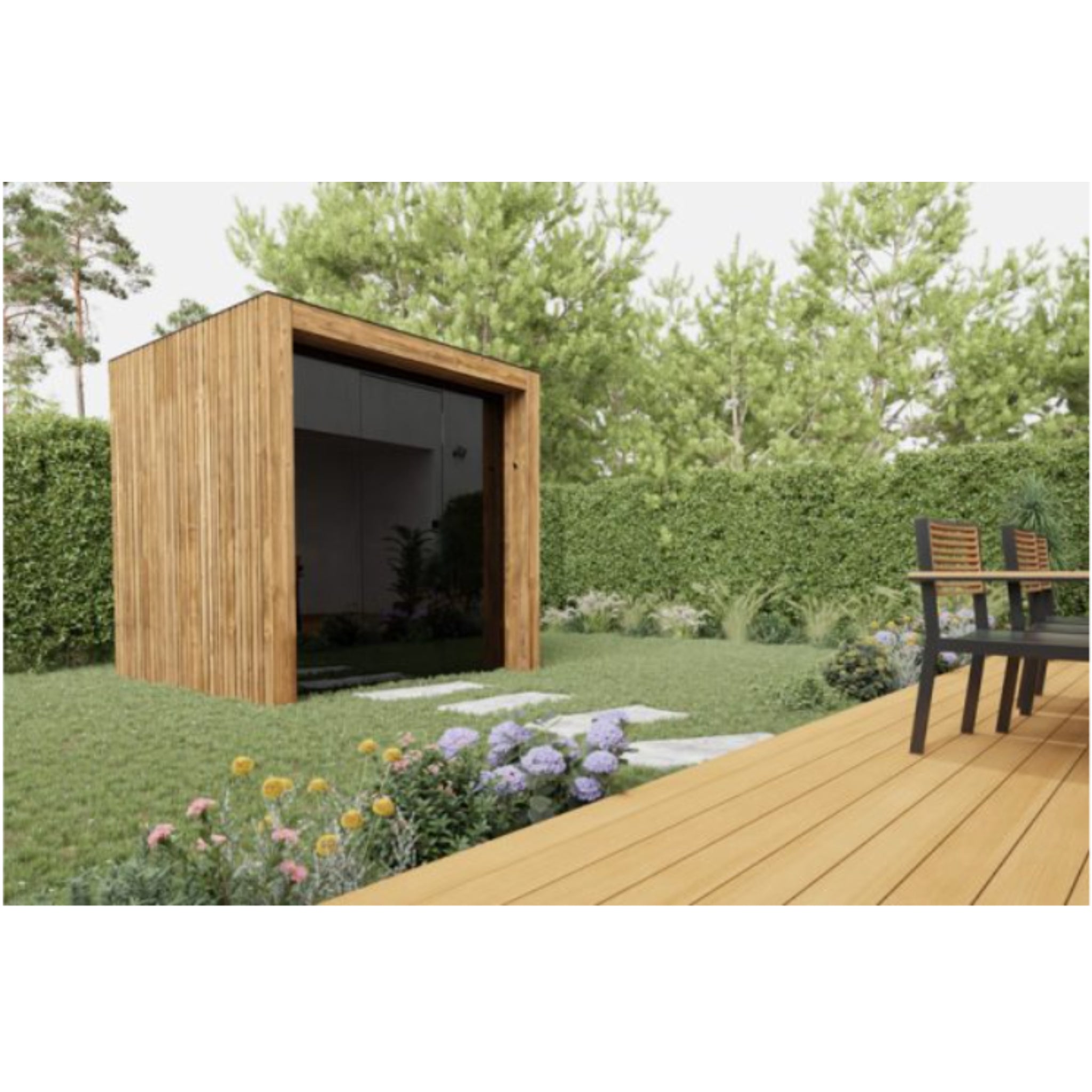 ThermaSol Fortis - Aspen, 3 - 4 Person, Outdoor Sauna - Saunas - ThermaSol