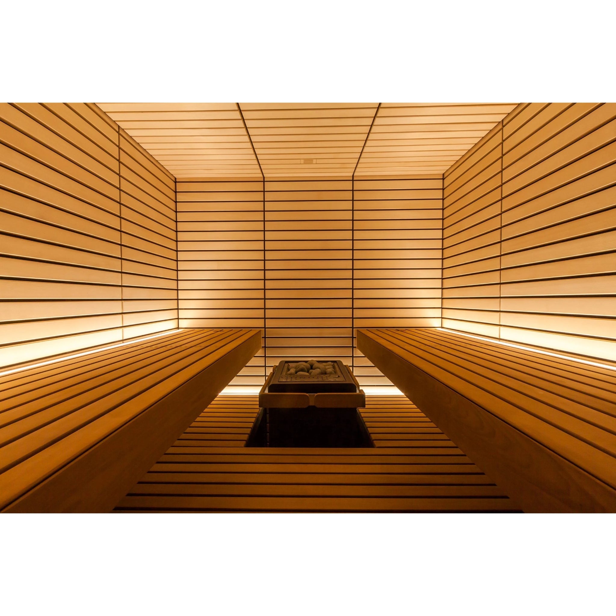 ThermaSol Lindea View - Thermo - Lime Wood, 2 - 6 Person, Indoor Sauna - Saunas - ThermaSol