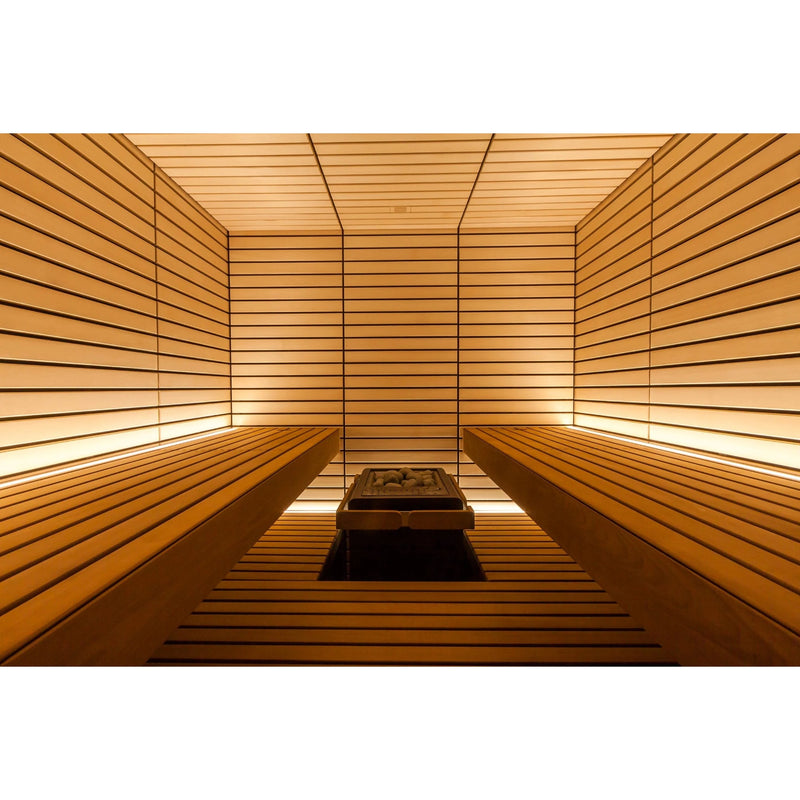 ThermaSol Lindea View - Thermo - Lime Wood, 2 - 6 Person, Indoor Sauna - Saunas - ThermaSol