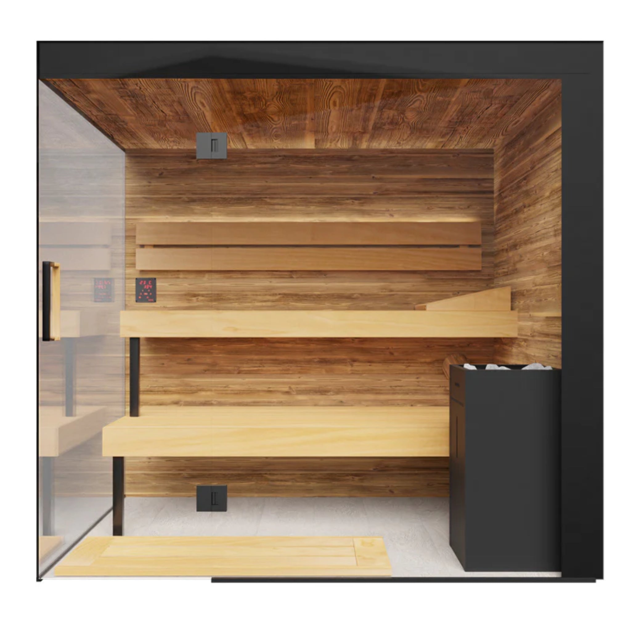 ThermaSol Lumaria - Glass, Indoor Sauna - Saunas - ThermaSol