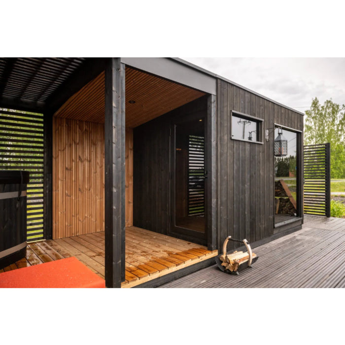 ThermaSol Nordic Misty - Dark Nordic Spruce, Outdoor Sauna - Saunas - ThermaSol