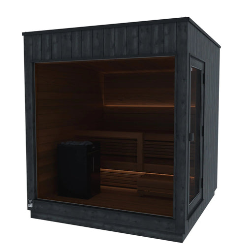 ThermaSol Nordic Misty - Dark Nordic Spruce, Outdoor Sauna - Saunas - ThermaSol