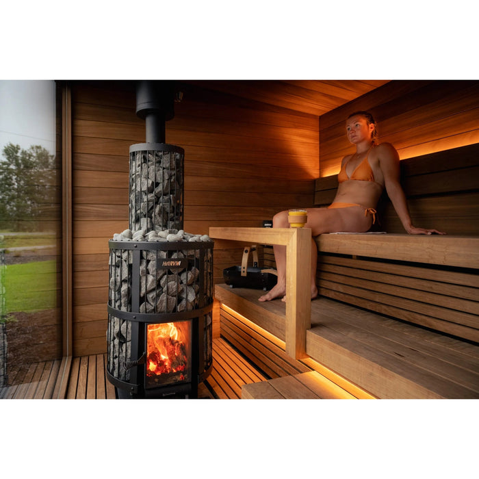 ThermaSol Nordic Misty - Dark Nordic Spruce, Outdoor Sauna - Saunas - ThermaSol