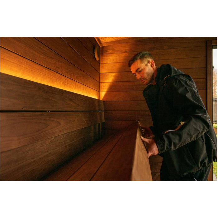 ThermaSol Nordic Misty - Dark Nordic Spruce, Outdoor Sauna - Saunas - ThermaSol