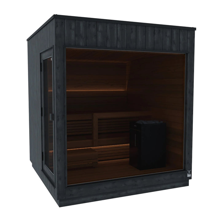 ThermaSol Nordic Misty - Dark Nordic Spruce, Outdoor Sauna - Saunas - ThermaSol