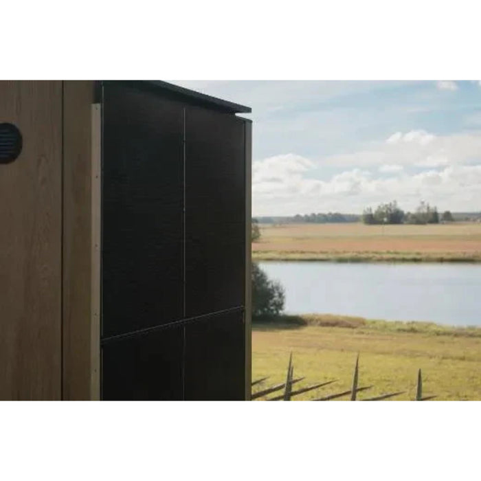 ThermaSol Solaris - Tile Oak, Solar - Powered Outdoor Sauna - Saunas - ThermaSol