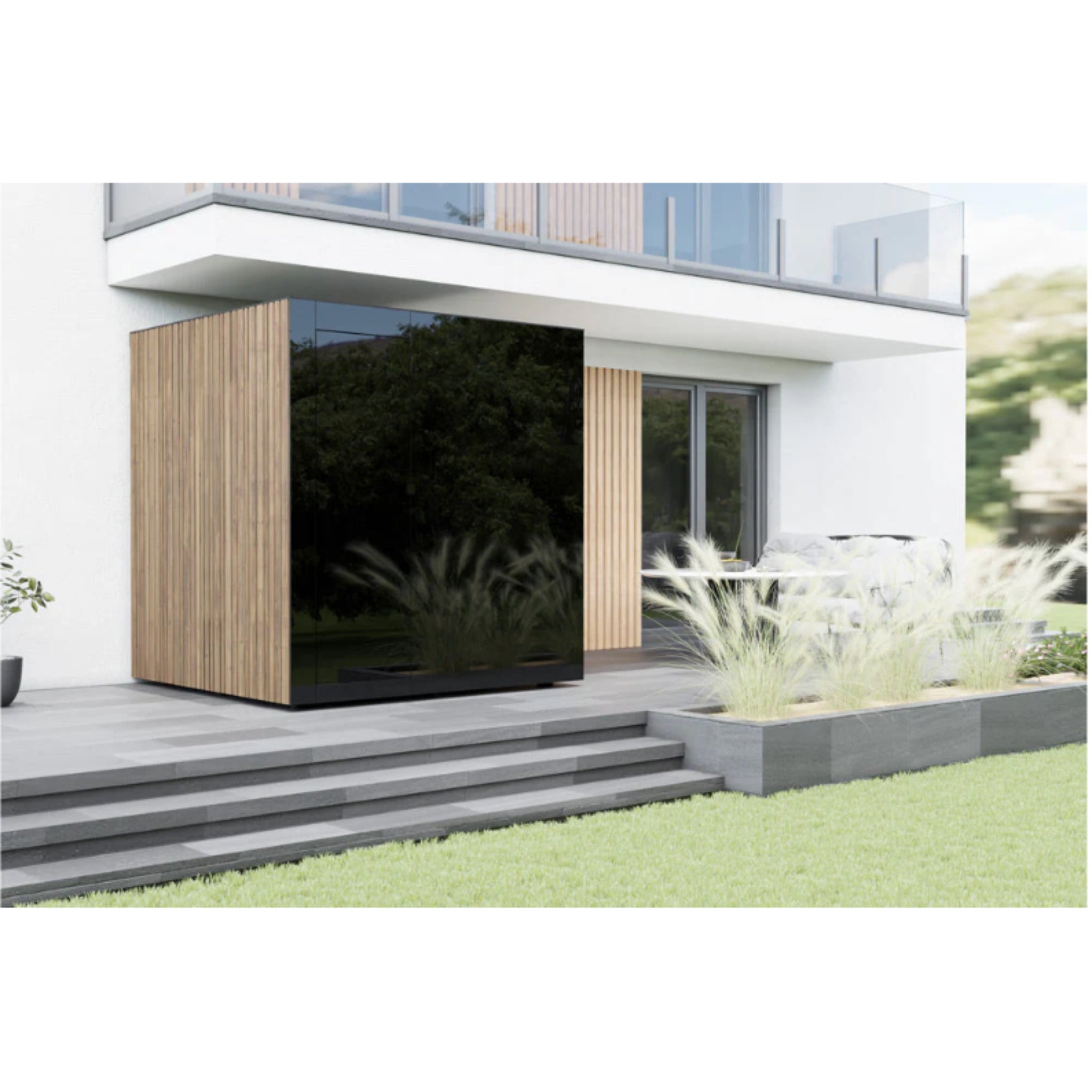 ThermaSol Spectra - Tyrol Panel, 3 - 4 Person, Outdoor Sauna - Saunas - ThermaSol