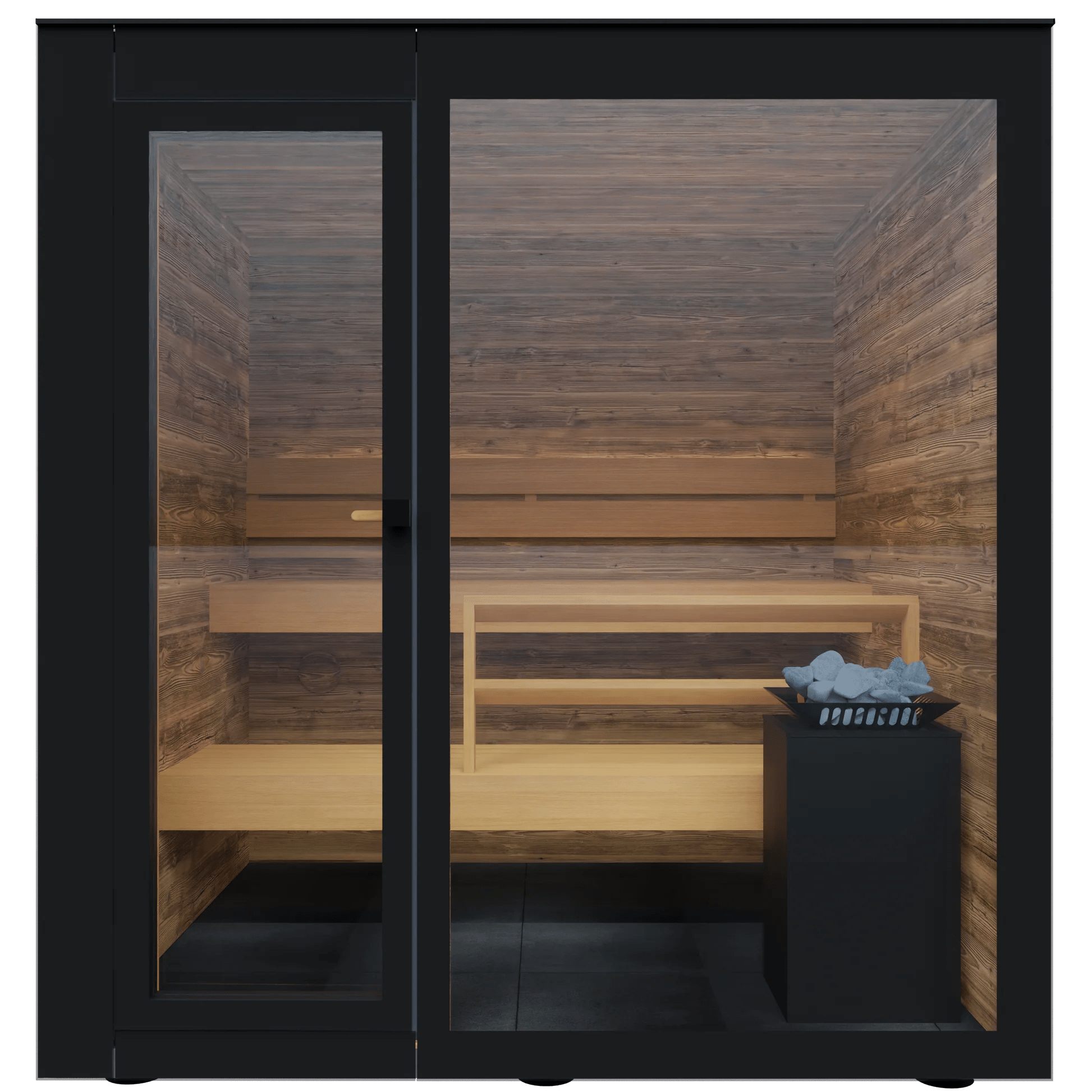 ThermaSol Spectra - Tyrol Panel, 3 - 4 Person, Outdoor Sauna - Saunas - ThermaSol
