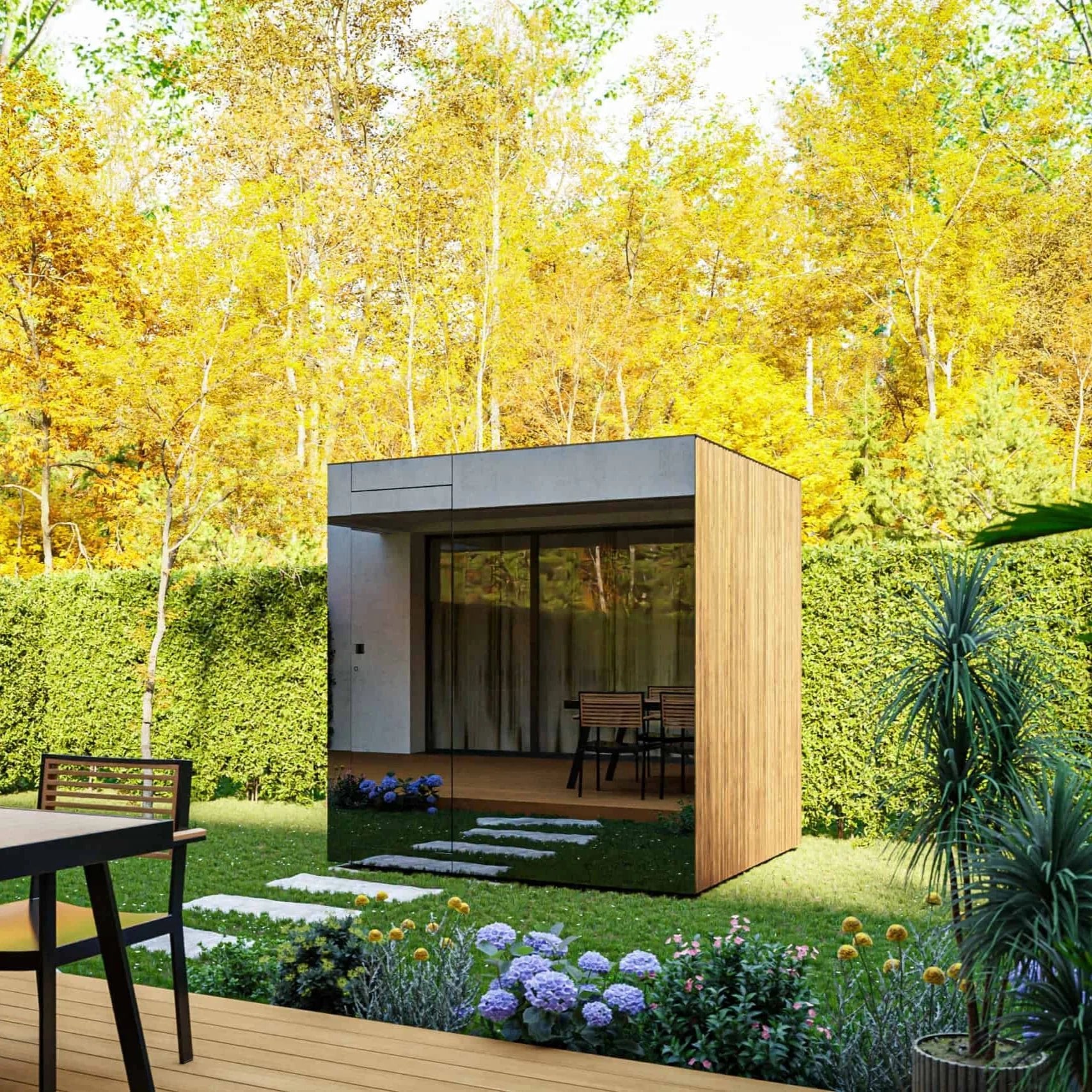 ThermaSol Spectra - Tyrol Panel, 3 - 4 Person, Outdoor Sauna - Saunas - ThermaSol