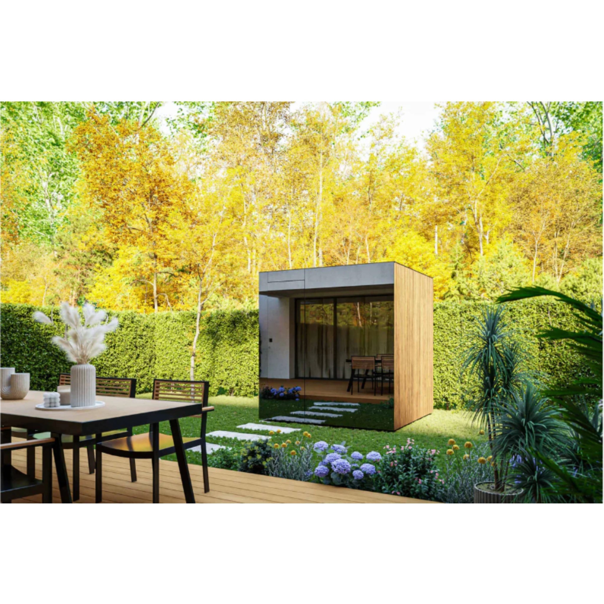 ThermaSol Spectra - Tyrol Panel, 3 - 4 Person, Outdoor Sauna - Saunas - ThermaSol