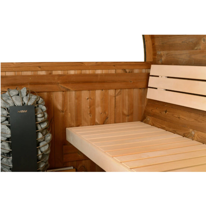 ThermaSol Takoa - Nordic Pine, 4 - 6 Person, Outdoor Barrel Sauna - Saunas - ThermaSol