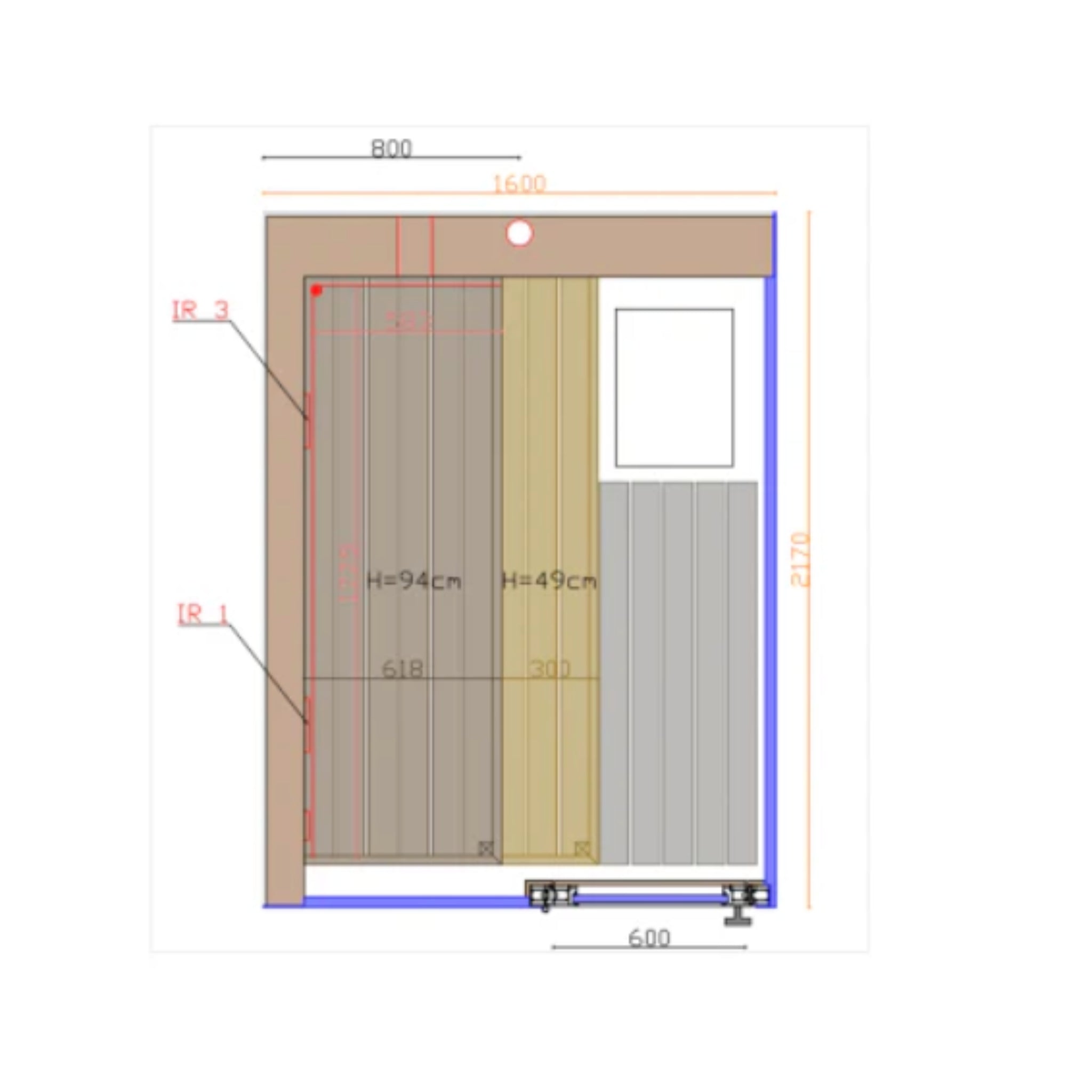ThermaSol Vera - Glass, 2 - 3 Person, Outdoor Sauna - Saunas - ThermaSol