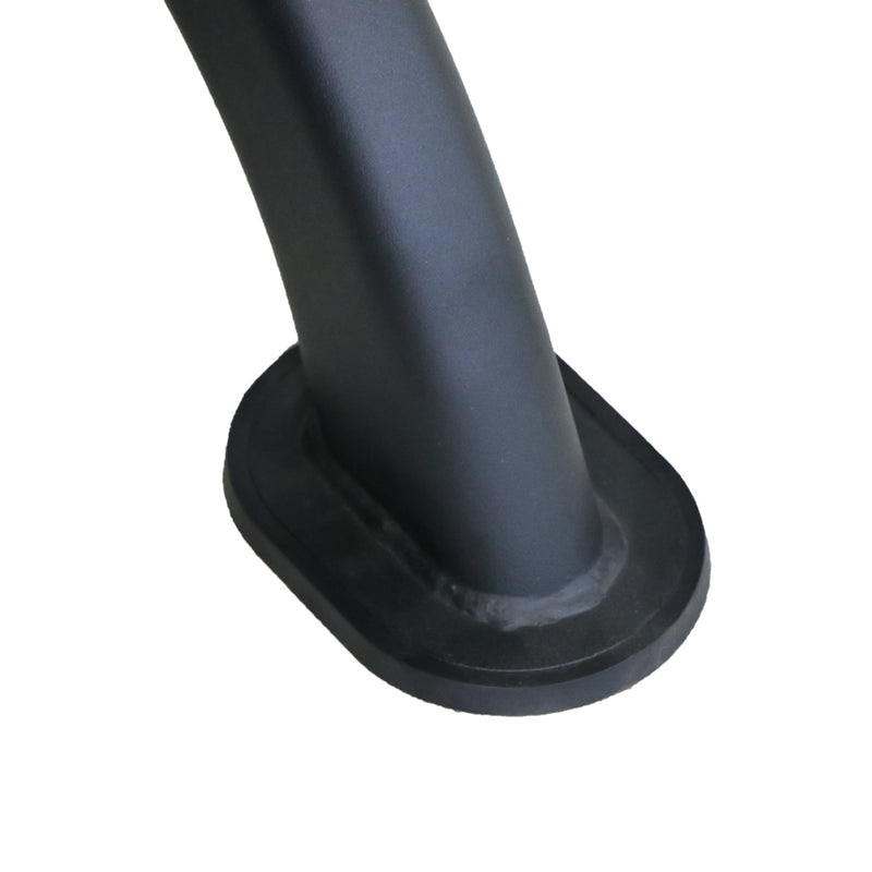 TKO 255lb Rubber Olympic plate set w/ Plate Tree (6210) - Free Weights - TKO