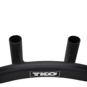TKO 255lb Rubber Olympic plate set w/ Plate Tree (843OPT - BK) - Free Weights - TKO