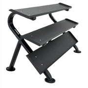 TKO 3 - Tier Horizontal Dumbbell Rack (890HDR - BK) - Accessories - TKO