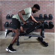 TKO Commercial FID Dumbbell Bench (824FID - BK) - Benches - TKO
