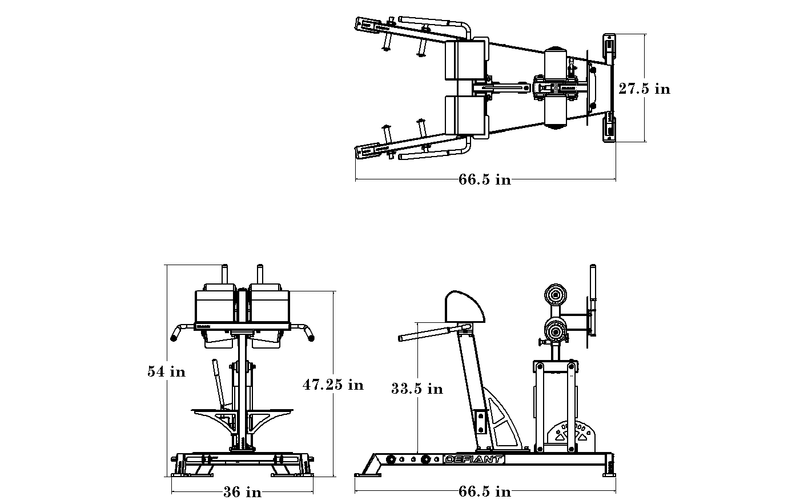 TKO Defiant Strength Glute/Ham Developer-Benches-TKO