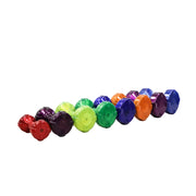 TKO Gummi Bell Set w/ 8 pr Vertical Rack (2.5 - 25 lbs) - Free Weights - TKO