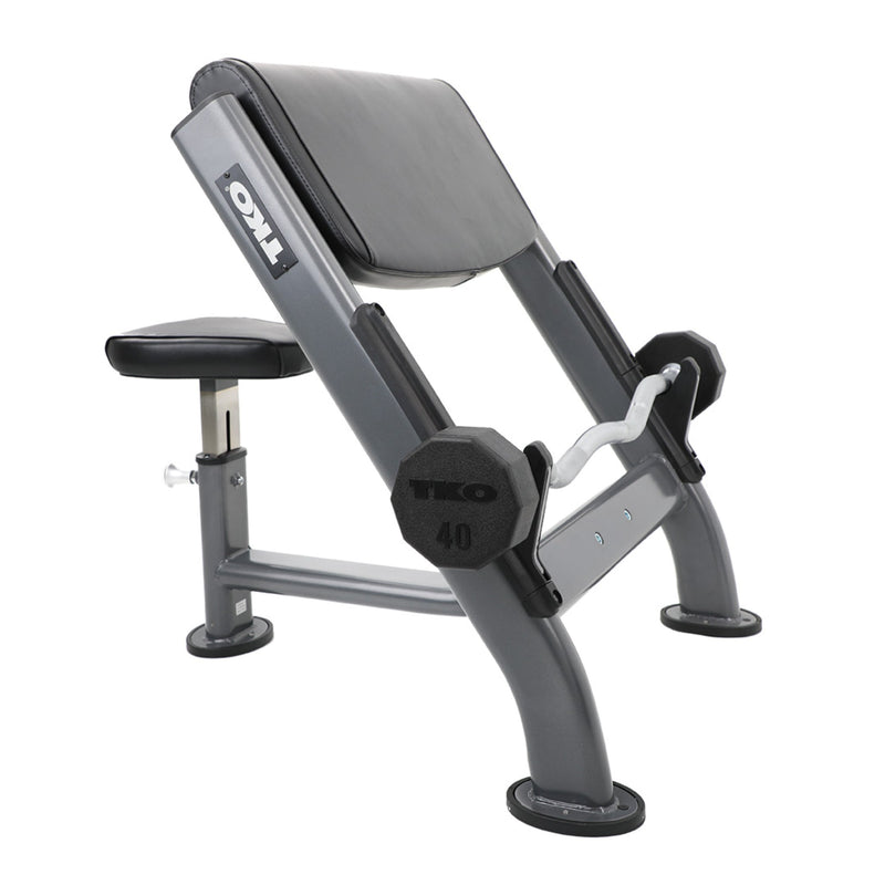 TKO Preacher Curl Bench (867PB - B) - Benches - TKO