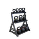 TKO Pro Cast Kettlebell set w/ 3 - Tier Rack (4kg - 36kg) - Free Weights - TKO