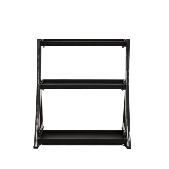 TKO Pro Cast Kettlebell set w/ 3 - Tier Rack (4kg - 36kg) - Free Weights - TKO