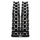 TKO Rubber Hex Dumbbells w/ 10 pair Vertical DB Rack (5 - 50 lbs) - Free Weights - TKO