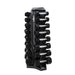 TKO Rubber Hex Dumbbells w/ 8pr Vertical DB Rack (3 - 25 lbs) - Free Weights - TKO