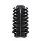 TKO Urethane Hex Tri - grip Handle Dumbbells w/ 8pr Vertical DB Rack (3 - 25 lbs) - Free Weights - TKO