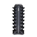 TKO Urethane Hex Tri - grip Handle Dumbbells w/ 8pr Vertical DB Rack (3 - 25 lbs) - Free Weights - TKO