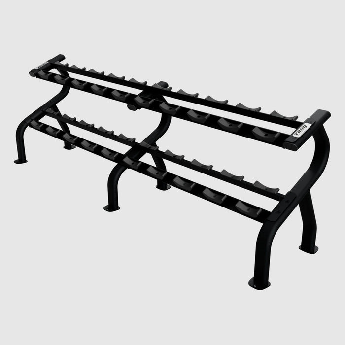 Troy 10 Pair Dumbbell Saddle Rack - Accessories - Troy VTX
