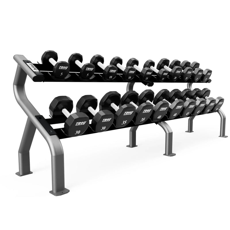 Troy 10 Pair Dumbbell Saddle Rack - Accessories - Troy VTX