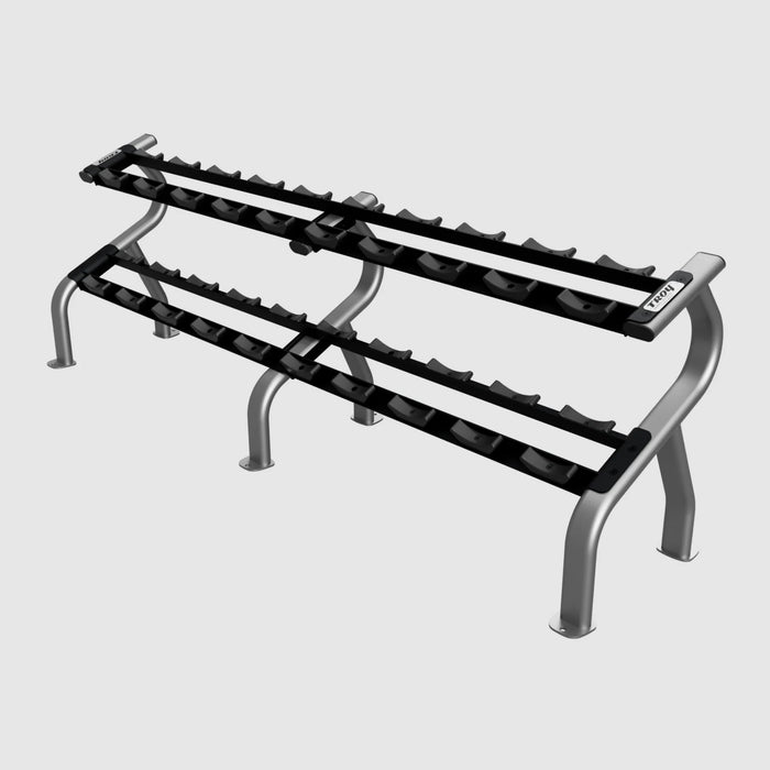 Troy 10 Pair Dumbbell Saddle Rack - Accessories - Troy VTX