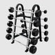 TROY 12 - Sided Rubber Barbell Set with Rack (20 - 110 lbs.) - Free Weights - Troy VTX