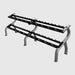Troy 12 Sided Rubber Dumbbell Set with storage racks (55 - 100lbs.) - Free Weights - Troy VTX