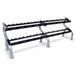 Troy 12 Sided Rubber Dumbbell Set with storage racks (55 - 100lbs.) - Free Weights - Troy VTX