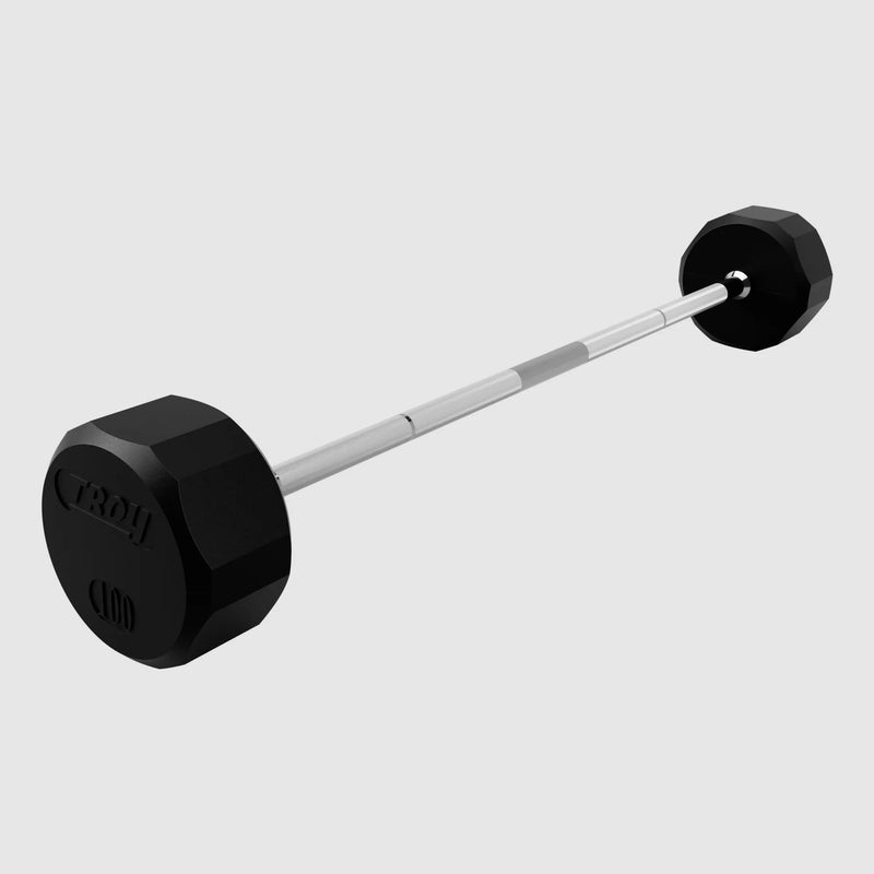 Troy 12 - Sided Rubber Straight Barbells (TSB - R) - Free Weights - Troy VTX